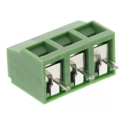 RS PRO PCB Terminal Block 3-Contact 5.08 mm Pitch 1 Row 300V 16A Polyamide Housing 790-1073