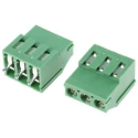 RS PRO PCB Terminal Block 3-Contact 5.08 mm Pitch 1 Row 300 V 25 A Polyamide Housing 790-1155