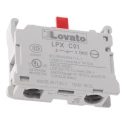 Lovato Electric Push Button Contact Block for Use with Platinum 22 mm LPXC01