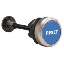 Lovato Electric Platinum Series Blue Spring Return Push Button Head, 22 mm Cutout, IP69K, IP67, IP66 LPCR1196