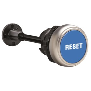 Lovato Electric Platinum Series Blue Spring Return Push Button Head, 22 mm Cutout, IP69K, IP67, IP66 LPCR1196