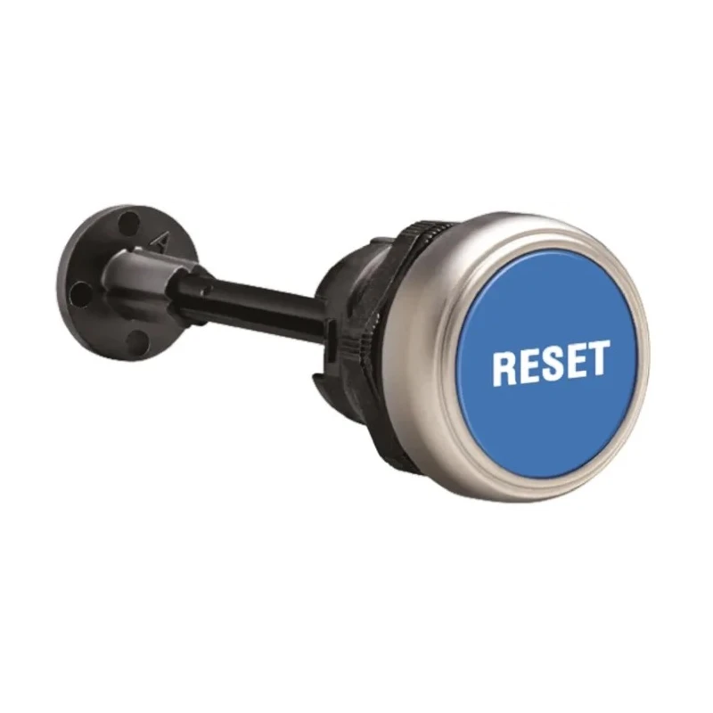 Lovato Electric Platinum Series Blue Spring Return Push Button Head, 22 mm Cutout, IP69K, IP67, IP66 LPCR1196