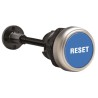 Lovato Electric Platinum Series Blue Spring Return Push Button Head, 22 mm Cutout, IP69K, IP67, IP66 LPCR1196