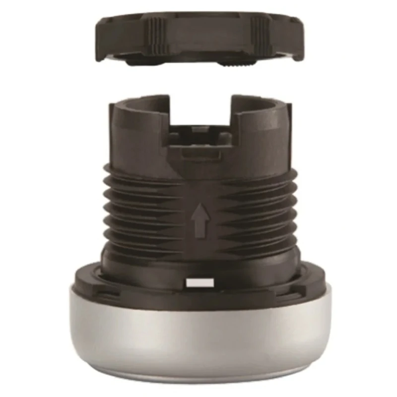 Lovato Electric Platinum Series Red Spring Return Push Button Head, 22 mm Cutout, IP66, IP67, IP69K LPCB1104