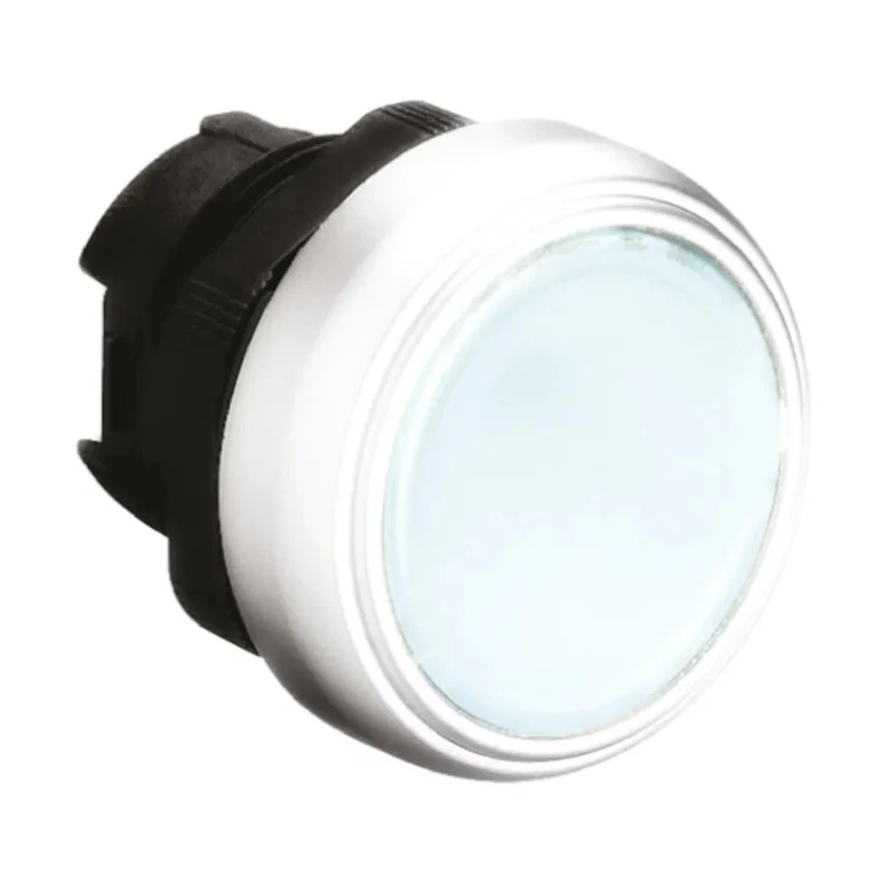 Lovato Electric Platinum Series Transparent Spring Return Push Button Head, 22 mm Cutout, IP66 IP67 IP69K LPCBL107
