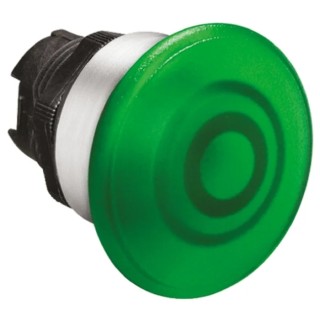 Lovato Electric Platinum Series Green Spring Return Push Button Head 22 mm Cutout IP69K IP67 IP66 LPCBL6143