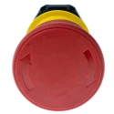Lovato Electric Platinum Series Turn to Release Emergency Stop Push Button, 22 mm Cutout Diameter, Polyamide LPCB6644