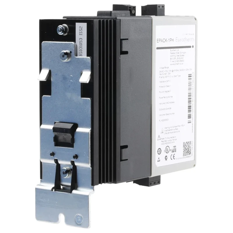 Eurotherm Compact EPack DIN Rail Power Controller, 1 Output 1 NE, De-Energised On Alarm Relay, 500V EPACK-1PH/32A/24V/XXX/V2
