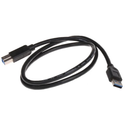 Roline USB Cable Male USB Type A to Male USB 3.0 USB B Black 800 mm 11.02.8869-10