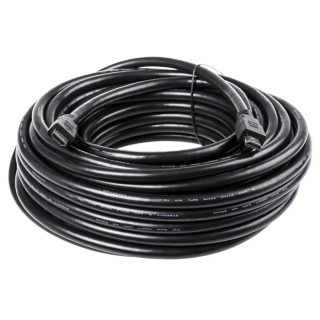 Roline 20 m High Speed Male HDMI to Male HDMI Cable, Polyvinyl Chloride Jacket, Black 11.04.5549-5