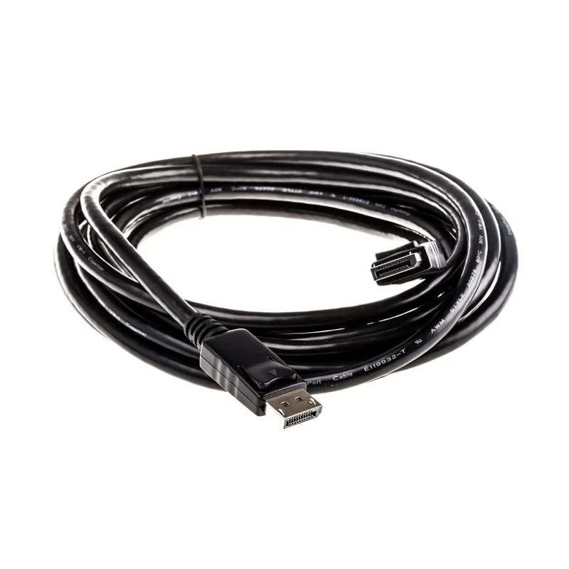 RS PRO Roline Male DisplayPort to Male DisplayPort Cable, Polyvinyl Chloride Jacket, 5m 11.04.5605-10