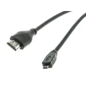 Roline 2 m High Speed Male HDMI to Male HDMI Cable Black 790-3846