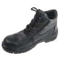 Rockfall Black Steel Toe Capped Men's Safety Boots Size UK9 EU43 Water Resistant Oil Resistant EN ISO 20345 S3 SRC 790-3997