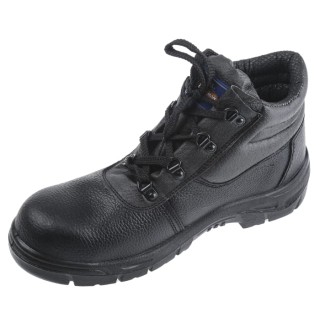 Rockfall Black Steel Toe Capped Men's Safety Boots Size UK9 EU43 Water Resistant Oil Resistant EN ISO 20345 S3 SRC 790-3997