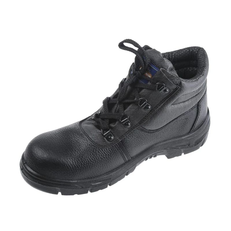 Rockfall Black Steel Toe Capped Men's Safety Boots Size UK9 EU43 Water Resistant Oil Resistant EN ISO 20345 S3 SRC 790-3997