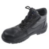 Rockfall Black Steel Toe Capped Men's Safety Boots Size UK9 EU43 Water Resistant Oil Resistant EN ISO 20345 S3 SRC 790-3997