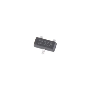 DiodesZetex Zener Diode 3.3 V 350 mW Surface Mount SOT-23 3-Pin Single BZX84B3V3-7-F