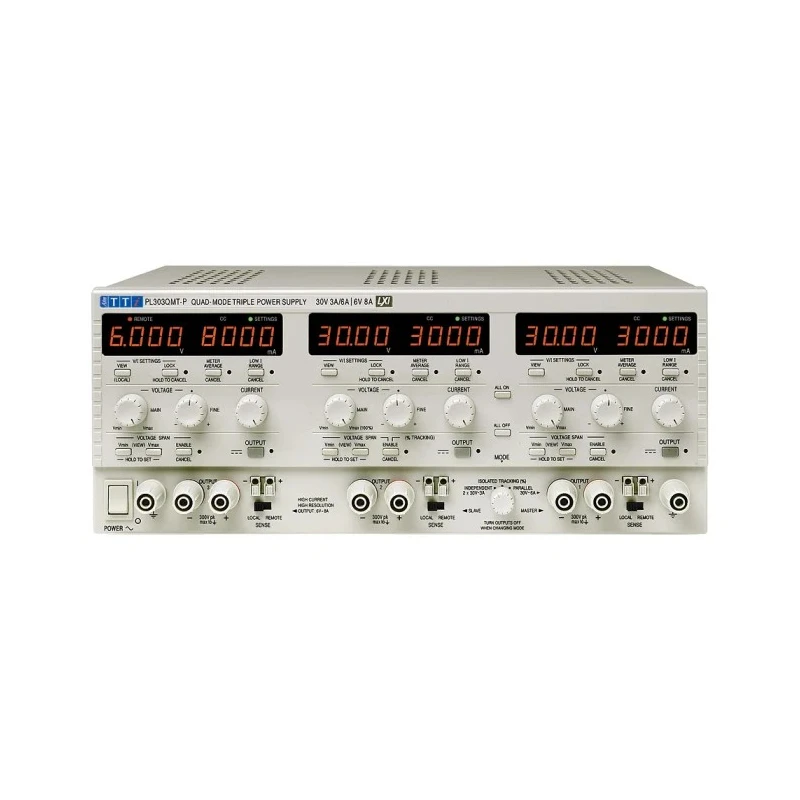 Aim-TTi Digital Bench Power Supply 3-Output 6 V to 30 V AC 94 W 8 A Max PL303QMT-P