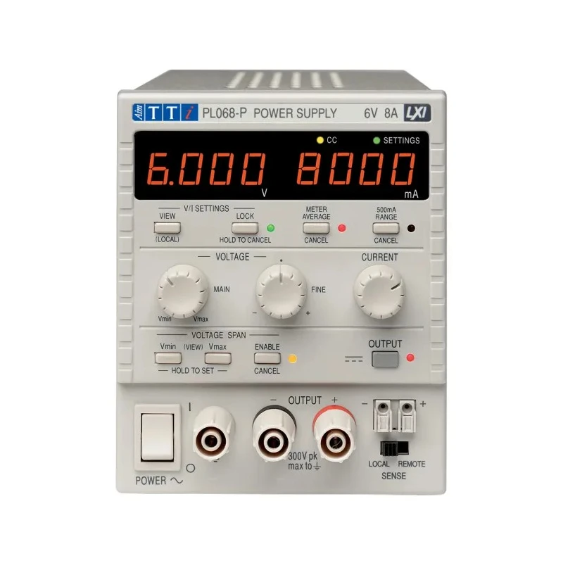 Aim-TTi Digital Bench Power Supply Linear 0-6 V 8 A 94 W, 1 Output PL068-P(G)