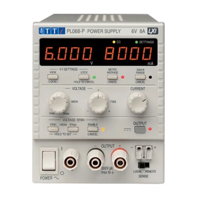 Aim-TTi Digital Bench Power Supply 1 Output 0 V AC to 6 V, 94 W Power, 8 A Max Current PL068-P