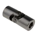RS PRO Universal Joint, Single Plain Joint, Bore Diameter 8mm, Hub Diameter 16mm, Length 40mm, Steel, 600Nm Peak 790-6693