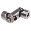 RS PRO Universal Joint Double Plain Bored Hub Steel 6mm Bore 16mm Hub Diameter 56mm Length 600Nm Peak Torque 790-6740