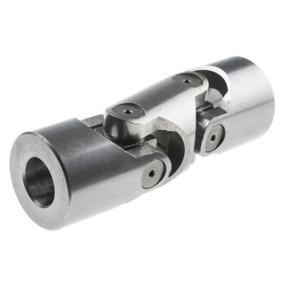 RS PRO Universal Joint, Double Plain Bore 22mm, 145mm Length Steel, 1000 rpm, 600Nm Peak Torque 790-6775