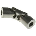 RS PRO Universal Joint, 2 Needle Roller Joints, Bore 25mm, Hub Diameter 50mm, Length 163mm, Steel, Peak Torque 790-6823