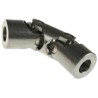 RS PRO Universal Joint, 2 Needle Roller Joints, Bore 25mm, Hub Diameter 50mm, Length 163mm, Steel, Peak Torque 790-6823
