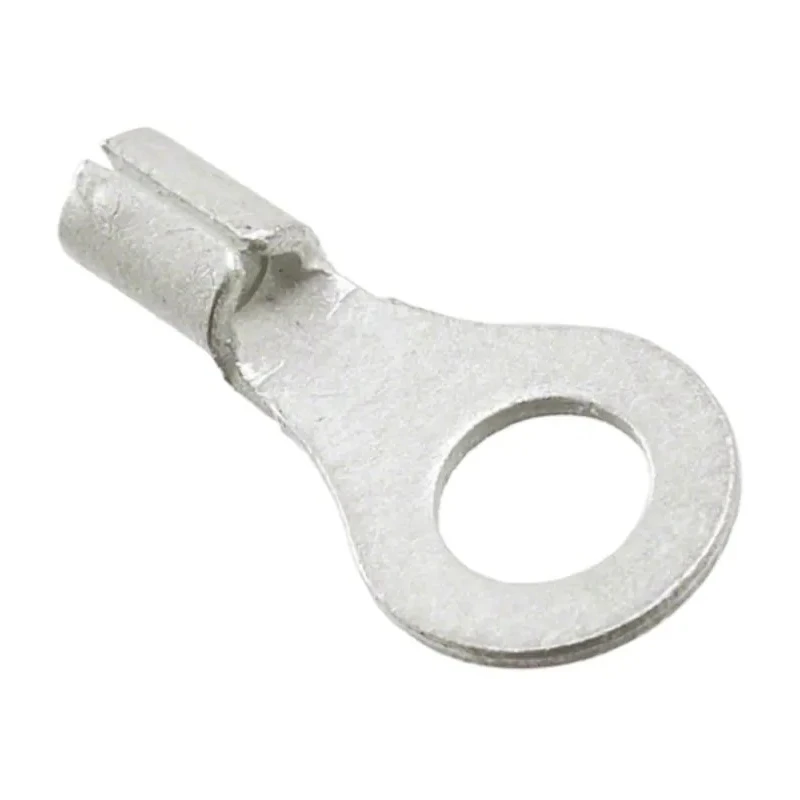 Molex Versakrimp Uninsulated Ring Terminal M4 Stud Size 22 AWG to 18 AWG Wire Size, Grey 19323-0004