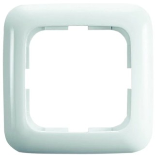 Busch Jaeger - ABB White Thermoplastic 1 Gang Light Switch Frame 2511-214
