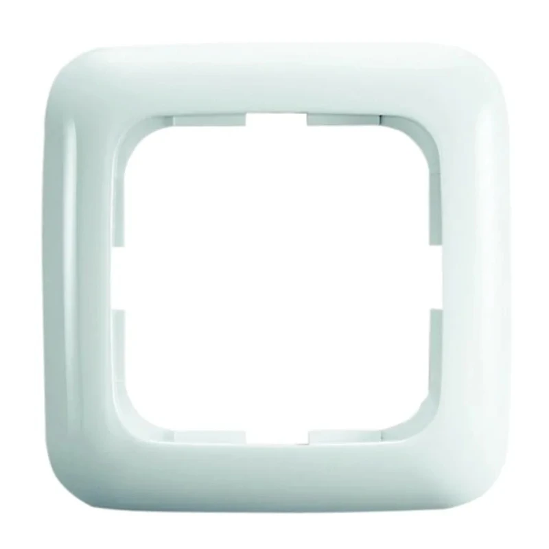 Busch Jaeger - ABB White Thermoplastic 1 Gang Light Switch Frame 2511-214