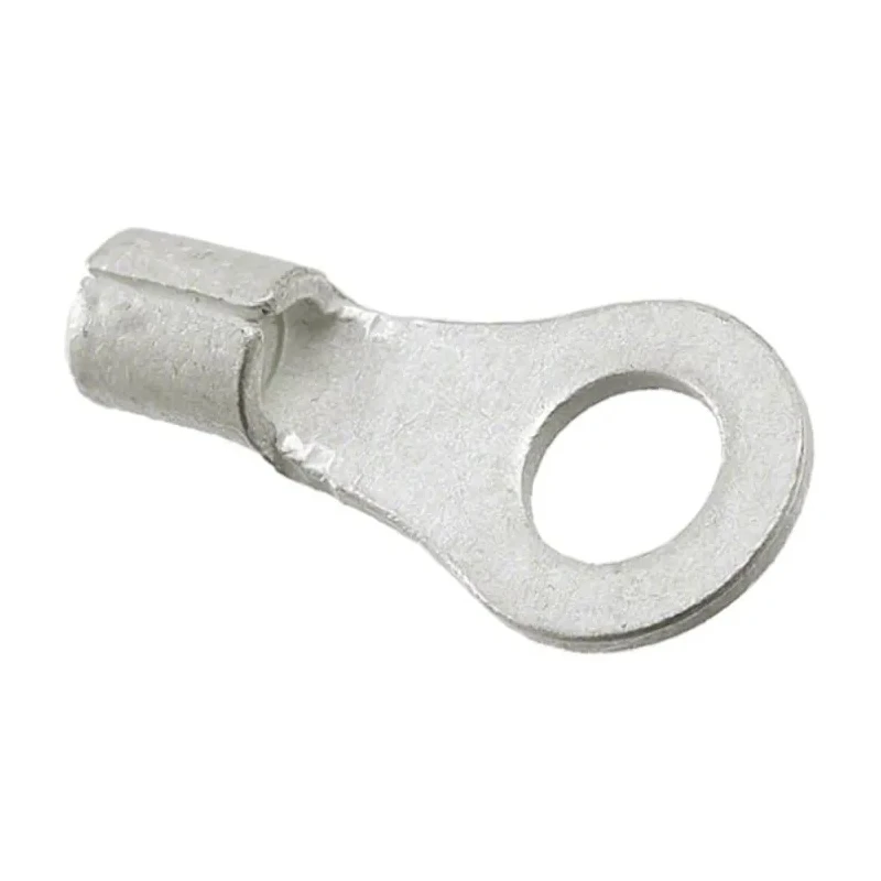 Molex Versakrimp Uninsulated Ring Terminal M4 Stud Size 18 AWG to 14 AWG Wire Size Grey 19323-0008