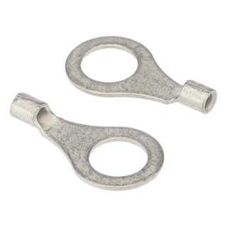 Molex Versakrimp Uninsulated Ring Terminal, M8 Stud Size, 17 AWG to 13 AWG Wire Size, Grey 19323-0011