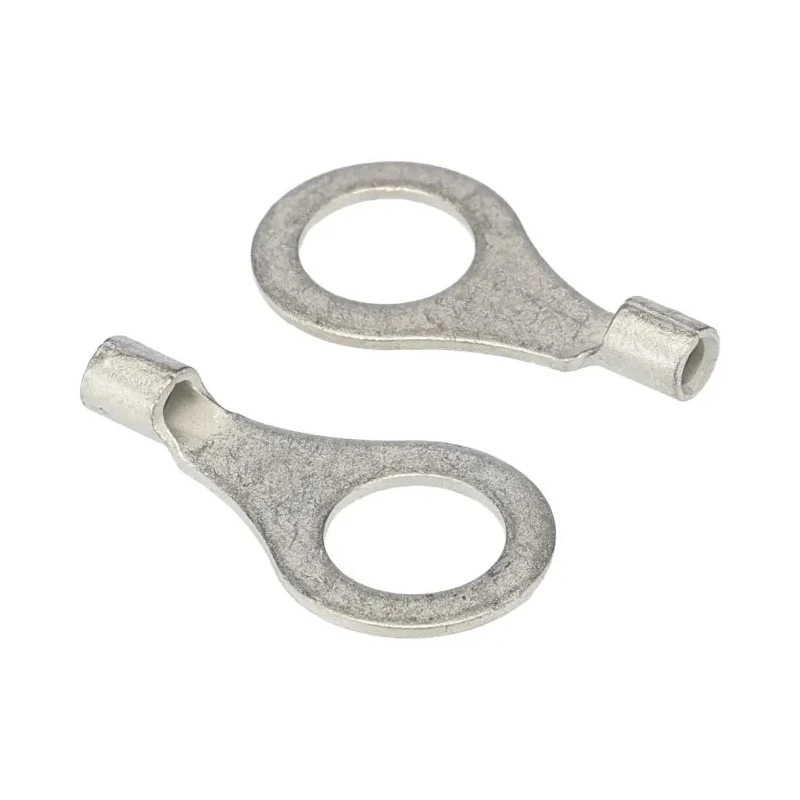 Molex Versakrimp Uninsulated Ring Terminal, M8 Stud Size, 17 AWG to 13 AWG Wire Size, Grey 19323-0011