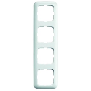 Busch Jaeger - ABB White 4 Gang Thermoplastic Frame Reflex SI Series 294mm x 81mm x 11mm 2514-214