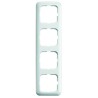 Busch Jaeger - ABB White 4 Gang Thermoplastic Frame Reflex SI Series 294mm x 81mm x 11mm 2514-214