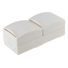 Busch Jaeger - ABB 16A White 2 Gang Outdoor Surface Mount Plug Socket Type F 20-02 EW-54