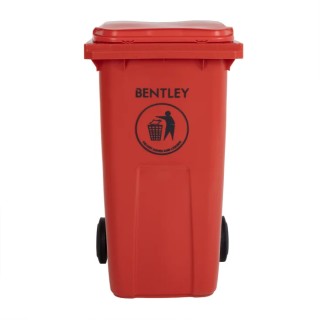 RS PRO 240L Red Flip Polypropylene Wheeled Waste Bin 790-6876