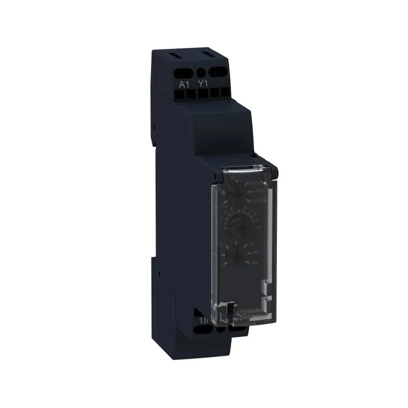 Schneider Electric Harmony Time Series Multifunction DIN Rail Timer Relay 24/240 V AC/DC, 0.1 s to 100 h RE17LMBM