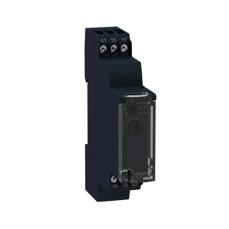 Schneider Electric Harmony Time Series DIN Rail Timer Relay 2-Contact 24 V dc 24 V ac 240 V ac 0.1 s to 100 h RE17RCMU