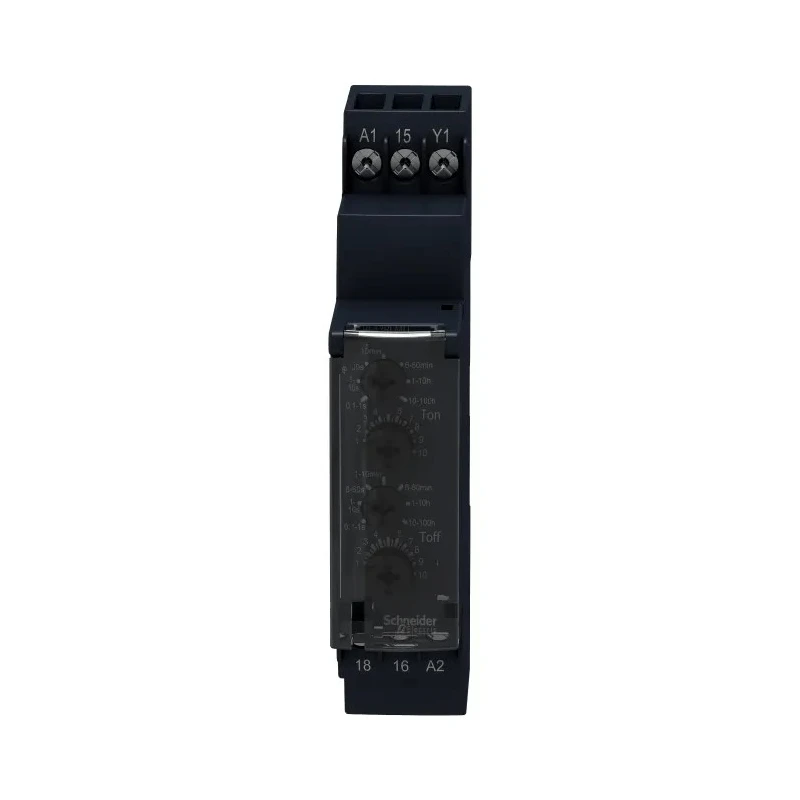 Schneider Electric Harmony Time Series Multifunction DIN Rail Timer Relay, 2-Contact, 24 V dc 24V ac, 240 V ac, 0.1 RE17RLMU