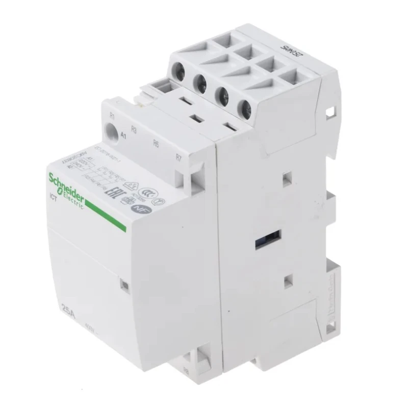 Schneider Electric Acti9 iCT Contactor, 230V AC Coil, 4-Pole, 25 A, 1.6 W Power Rating, 4 NC Contacts Acti9