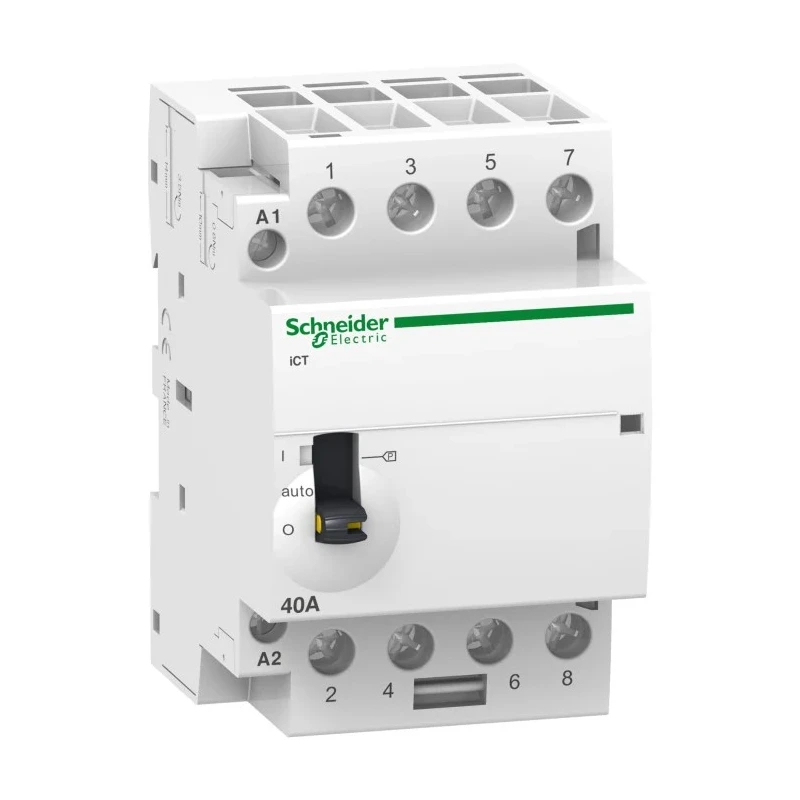 Schneider Electric Acti9 iCT Contactor 230V AC Coil, 4-Pole, 40 A, 2.1W Power Rating 