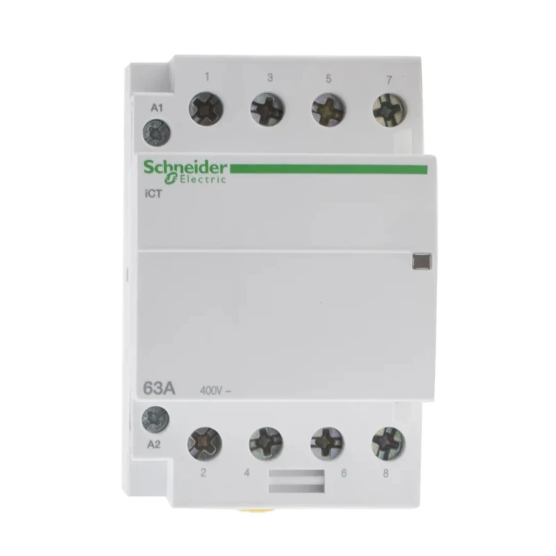Schneider Electric Acti9 iCT 4-Pole 63A 24V AC Coil Motor Control Contactor Acti9 
