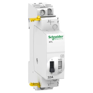 Schneider Electric DIN Rail Power Relay, 230V AC Coil, 32A Switching Current, DPST Contact, Acti9 iTL Series A9C32836
