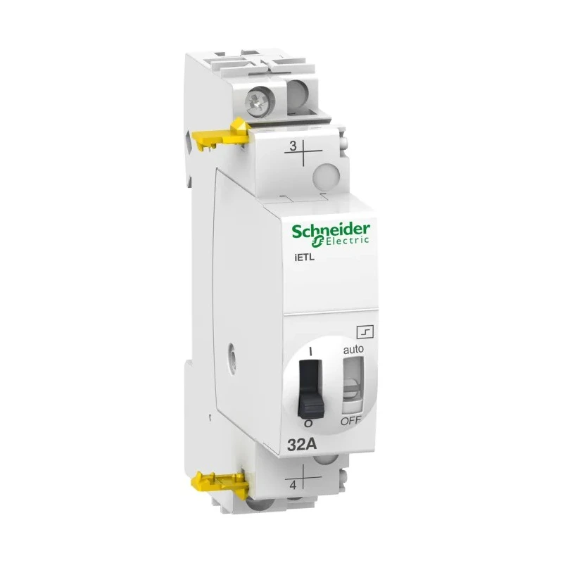 Schneider Electric DIN Rail Power Relay, 230V AC Coil, 32A Switching Current, DPST Contact, Acti9 iTL Series A9C32836