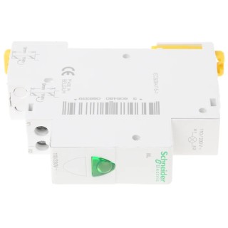 Schneider Electric DIN Rail Green LED Indicator iIL Series 230V AC Round Pilot Light A9E18321