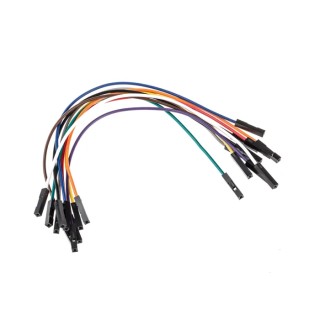 MikroElektronika Insulated Breadboard Jumper Wire 150 mm Black Blue Yellow Red Green Brown Grey Orange Purple MIKROE-511