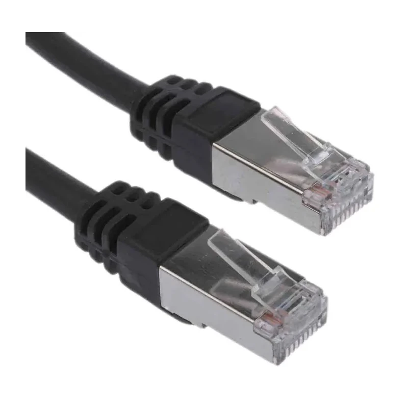 RS PRO Cat6 Ethernet Cable, 30 m, Black RJ45 Male to RJ45 Male, F/UTP Low Smoke Zero Halogen 791-7037